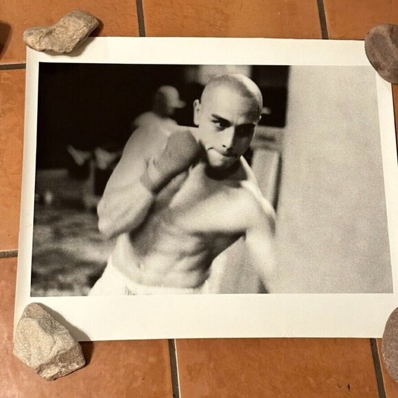 Photograph Silver Gelatin Print Janine Gordon Signed 20x24" B/W Boxing Gleasons - Picture 4 of 6